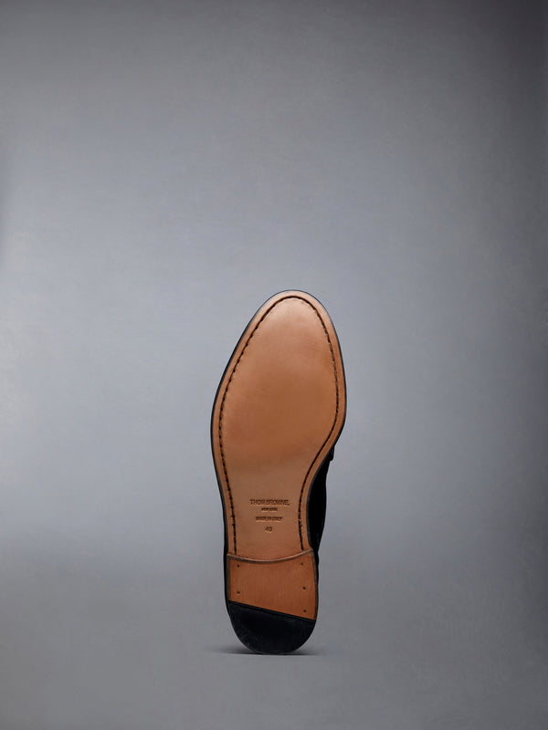 Velvet Flexible Leather Sole Varsity Penny Loafer - image 5
