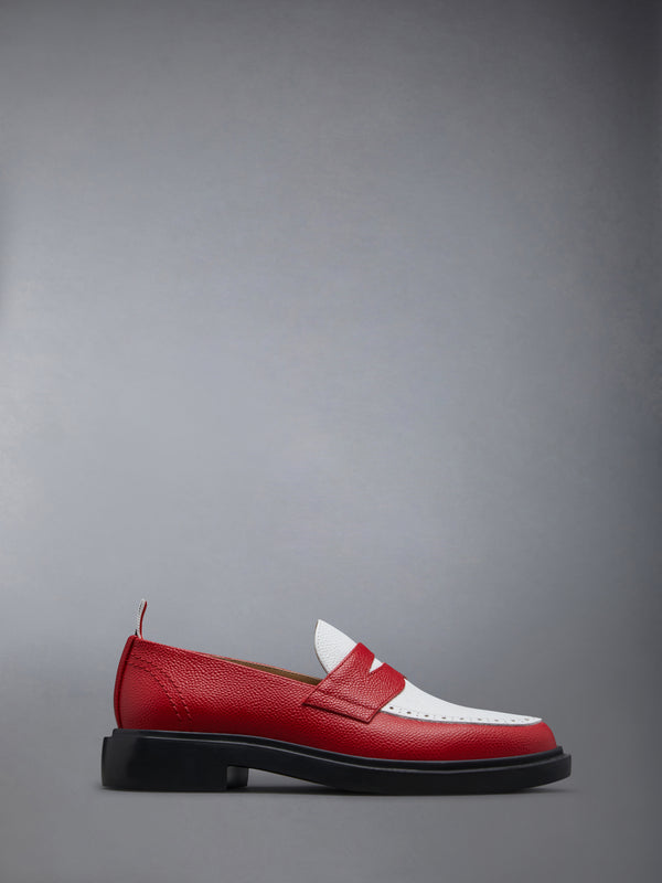 Pebble Grain Leather Penny Loafer - featured image