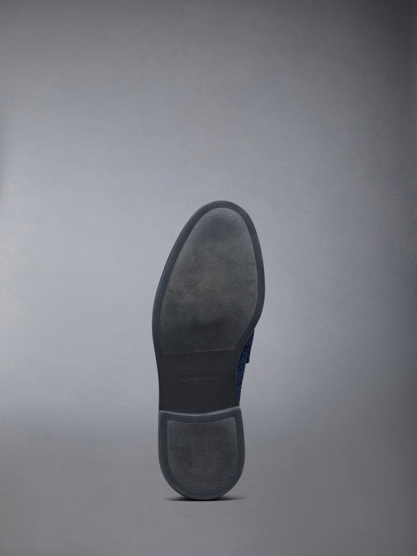 COTTON TWEED LIGHTWEIGHT RUBBER SOLE CLASSIC PENNY LOAFER