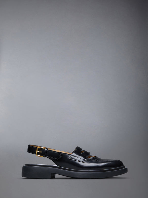 SPAZZOLATO SLINGBACK PENNY LOAFER