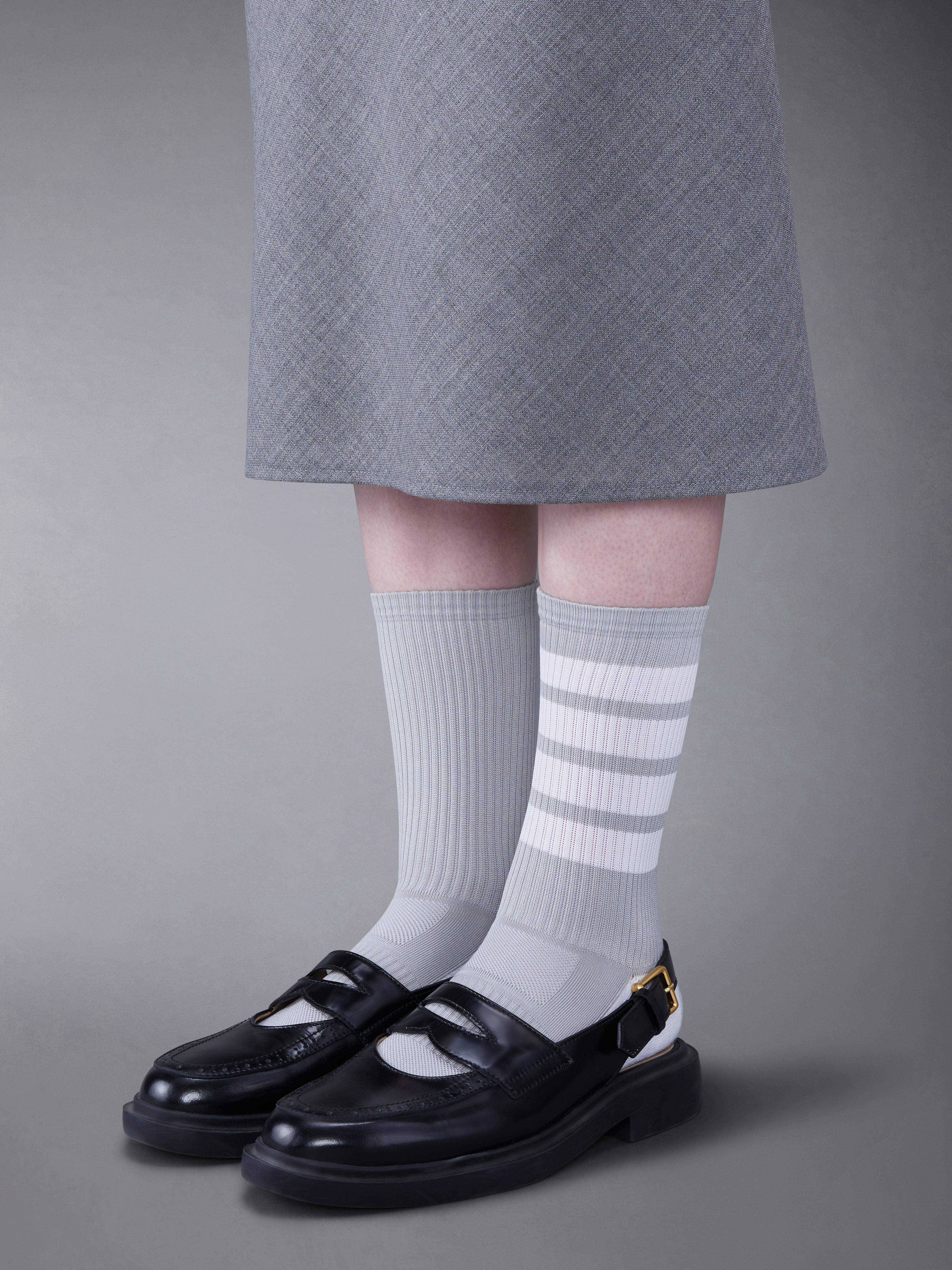 Spazzolato Slingback Penny Loafer | Thom Browne