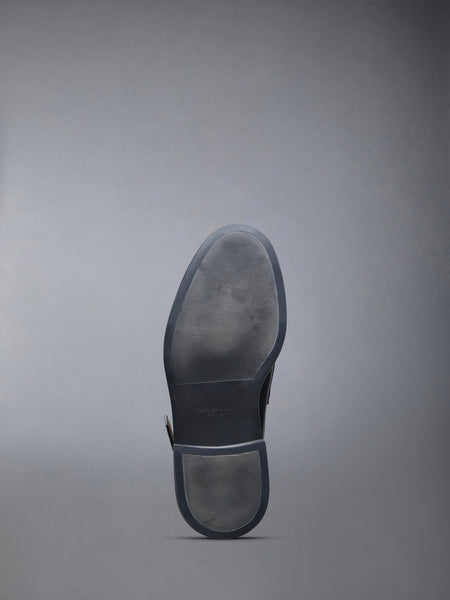 SPAZZOLATO SLINGBACK PENNY LOAFER BLACK