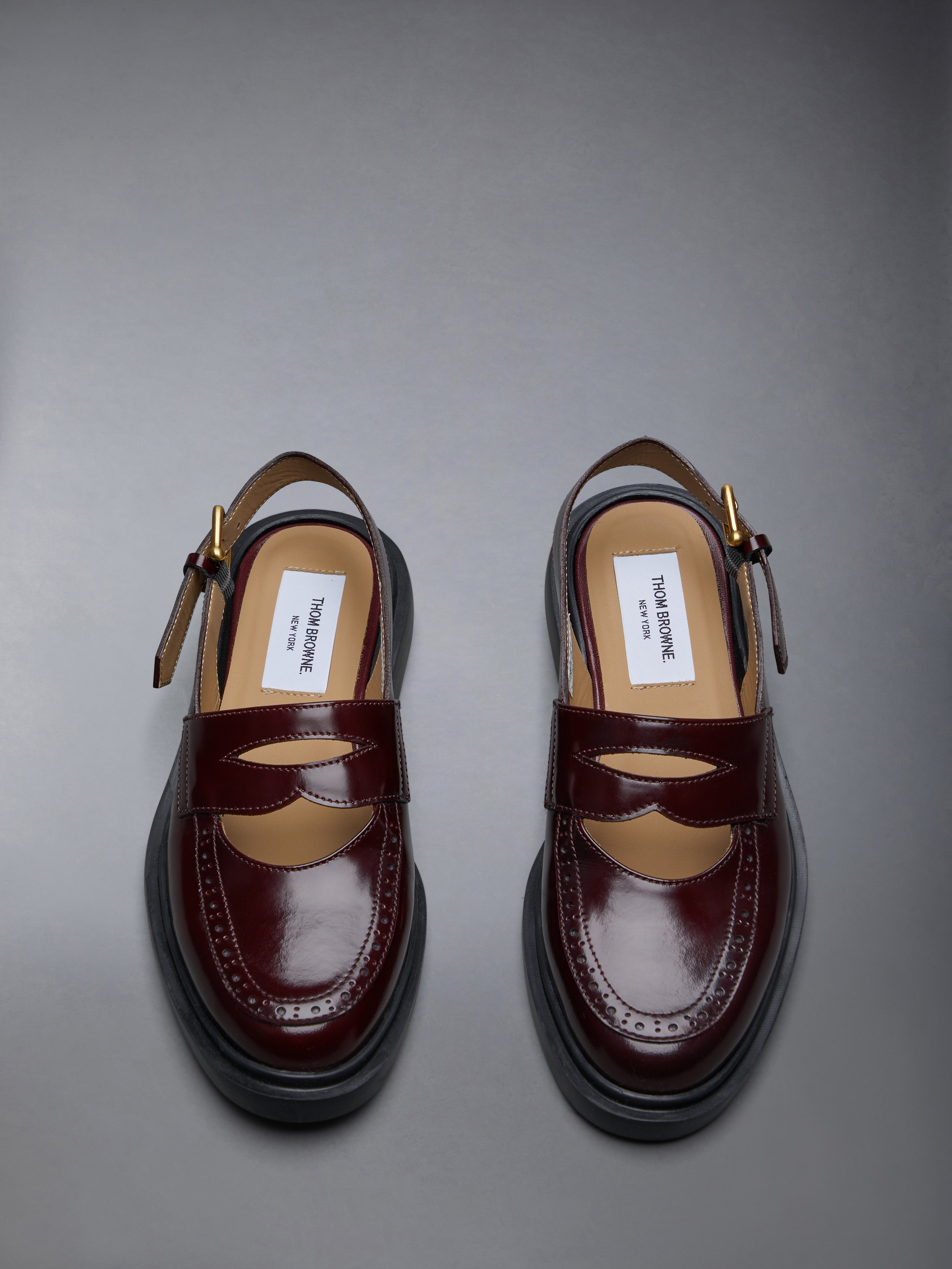 Spazzolato Slingback Penny Loafer | Thom Browne