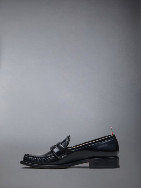 SPAZZOLATO PLEATED VARSITY LOAFER
