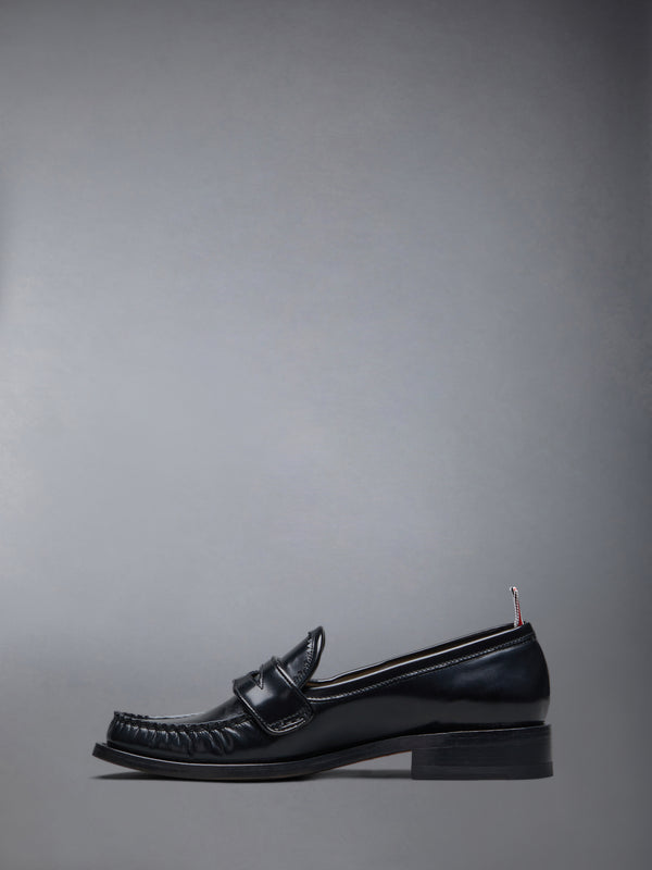 SPAZZOLATO PLEATED VARSITY LOAFER - image 3