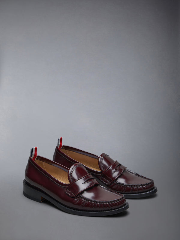SPAZZOLATO PLEATED VARSITY LOAFER - image 2