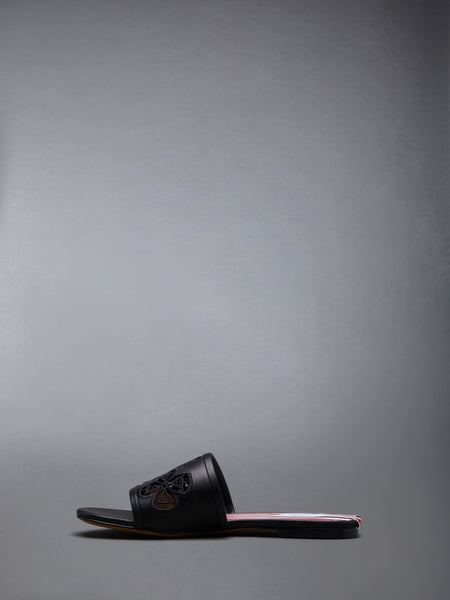 VITELLO NAUTICAL CLAQUETTE BLACK