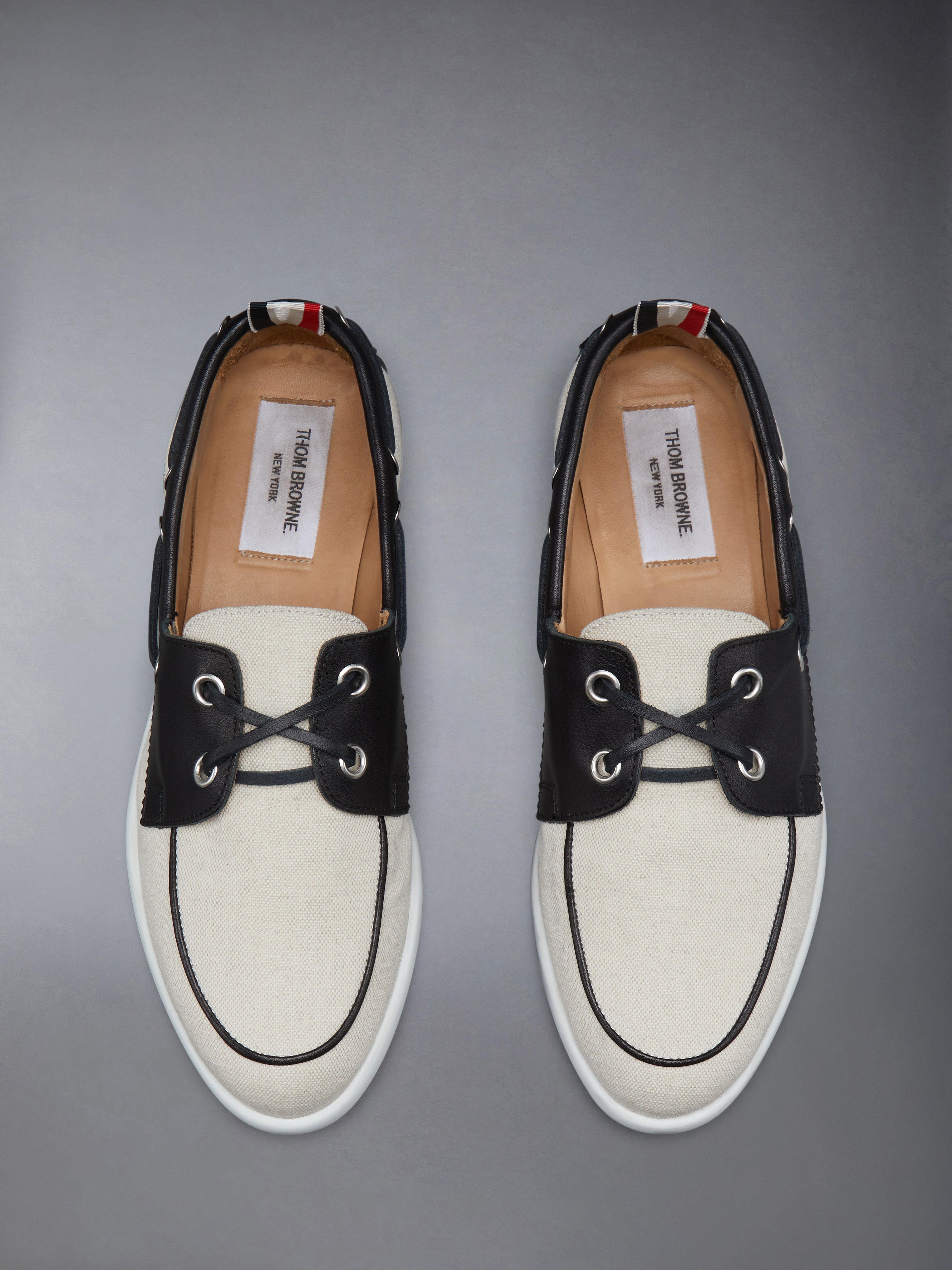 Cotton Canvas Boat Shoe | Thom Browne