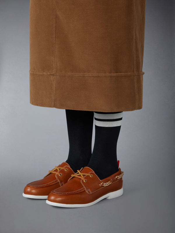 VACCHETTA BROGUE BOAT SHOE - image 4