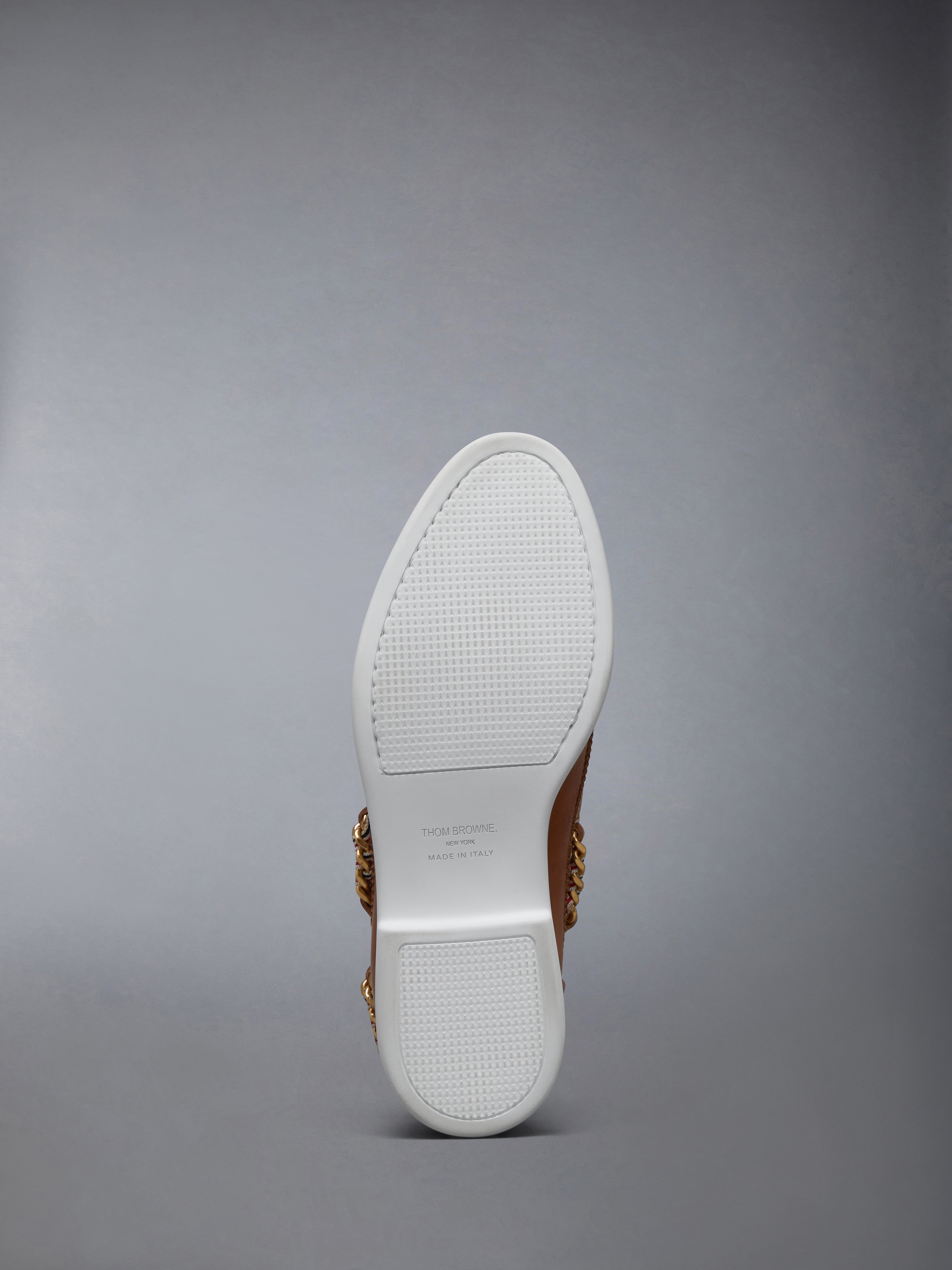 Vacchetta Brogue Boat Shoe | Thom Browne