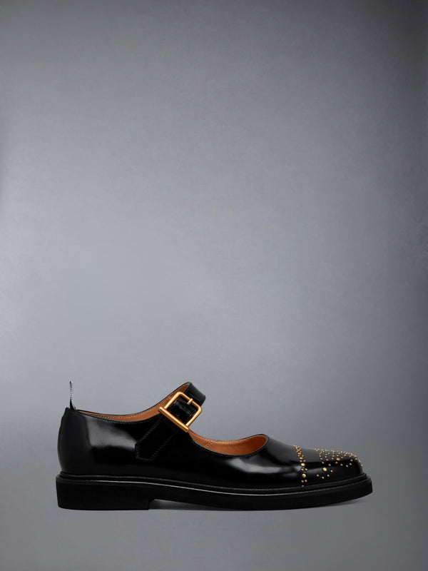 SOFT SPAZZOLATO LEATHER STUD THOM JOHN - featured image