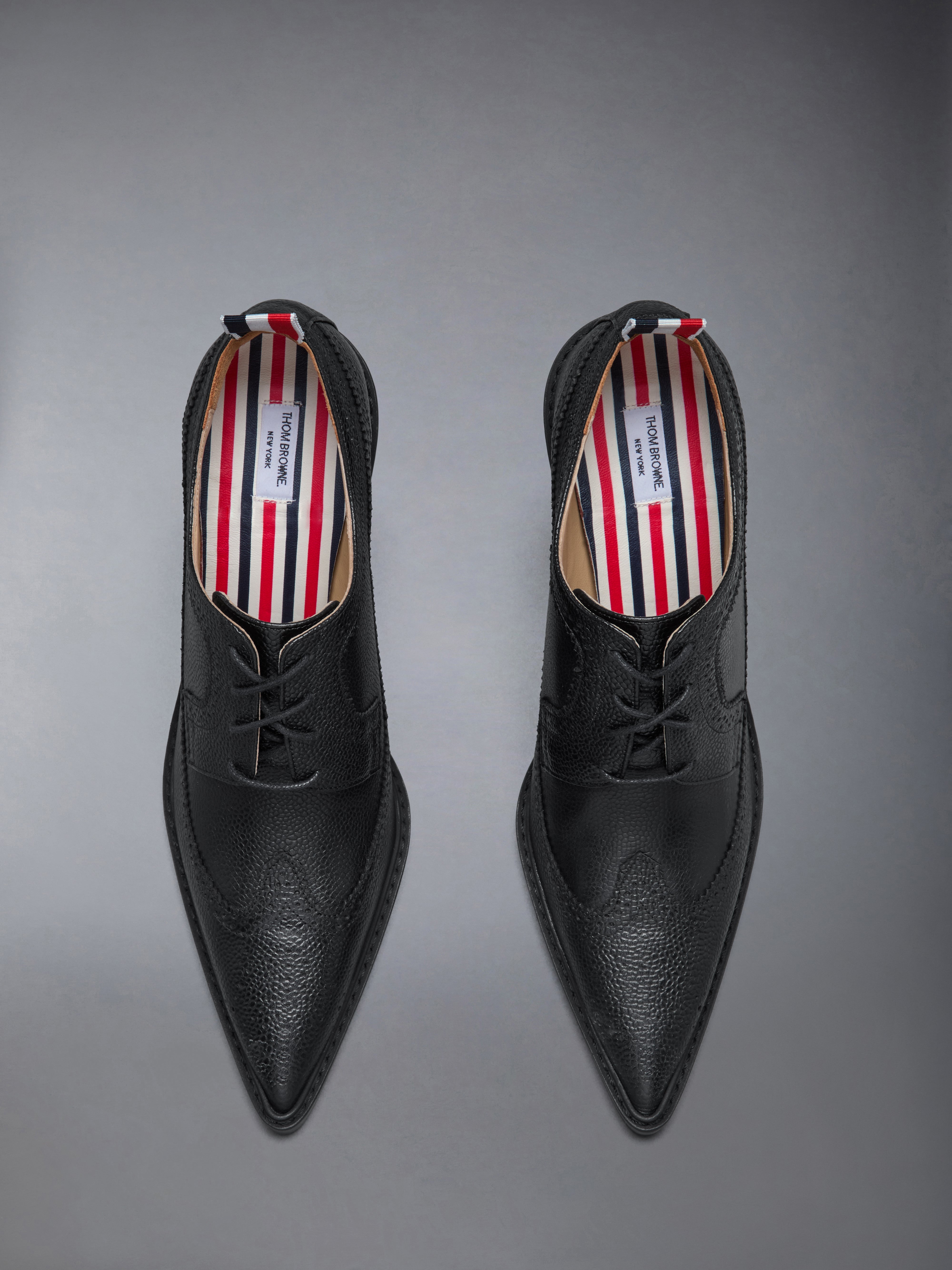 FINE CHILDREN'S SUEDE VARSITY PENNY LOAFER | Thom Browne