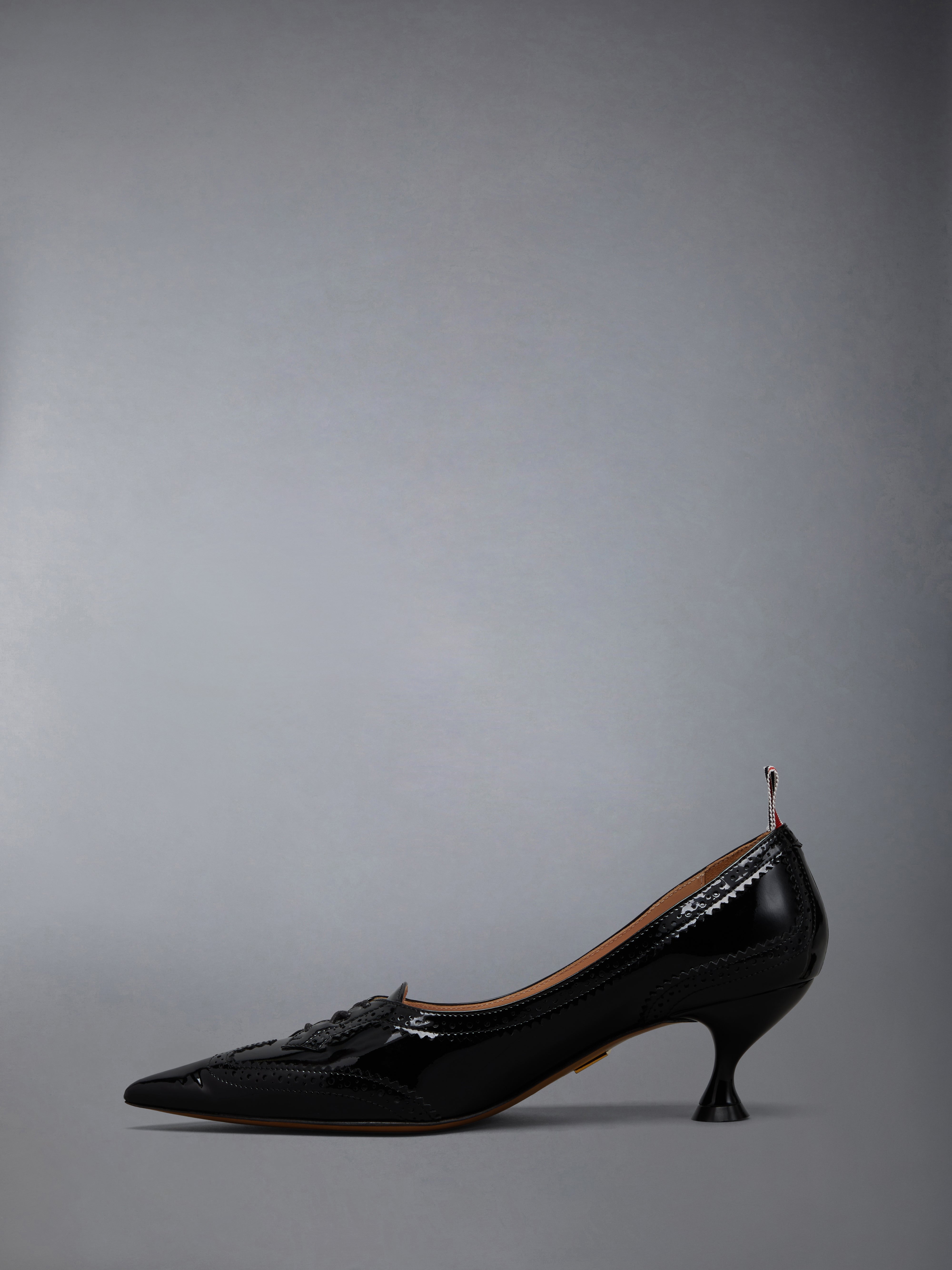 Jean Paul Gaultier タグ付 レザーレースアップパンプス