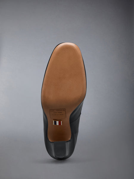 CALF SUEDE POM POM OPERA PUMP 90MM