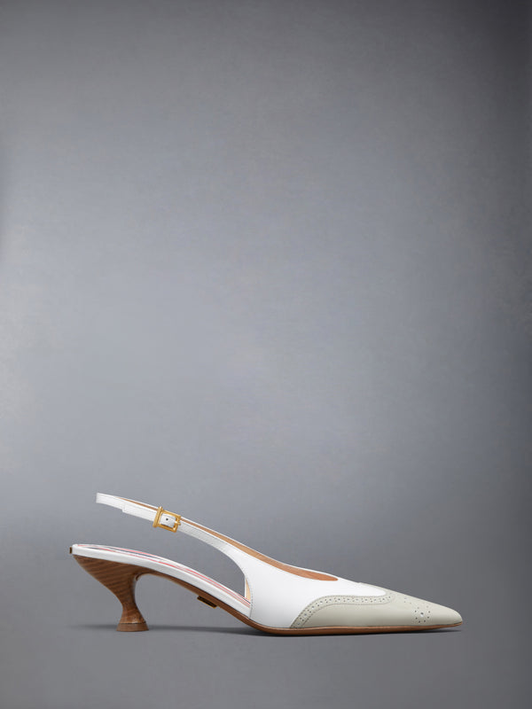 ソフトパテント ウィング チップ スリング バック 50 MM - featured image