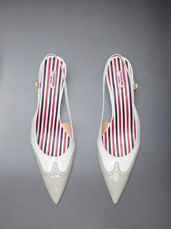 ソフトパテント ウィング チップ スリング バック 50 MM - image 5