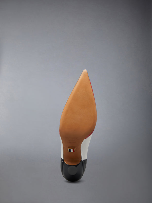 LEATHER WINGTIP PUMP 90MM - image 6