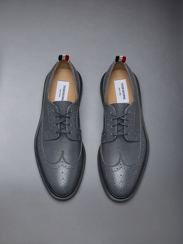 Pebble Grain Leather Longwing Brogue - image 5