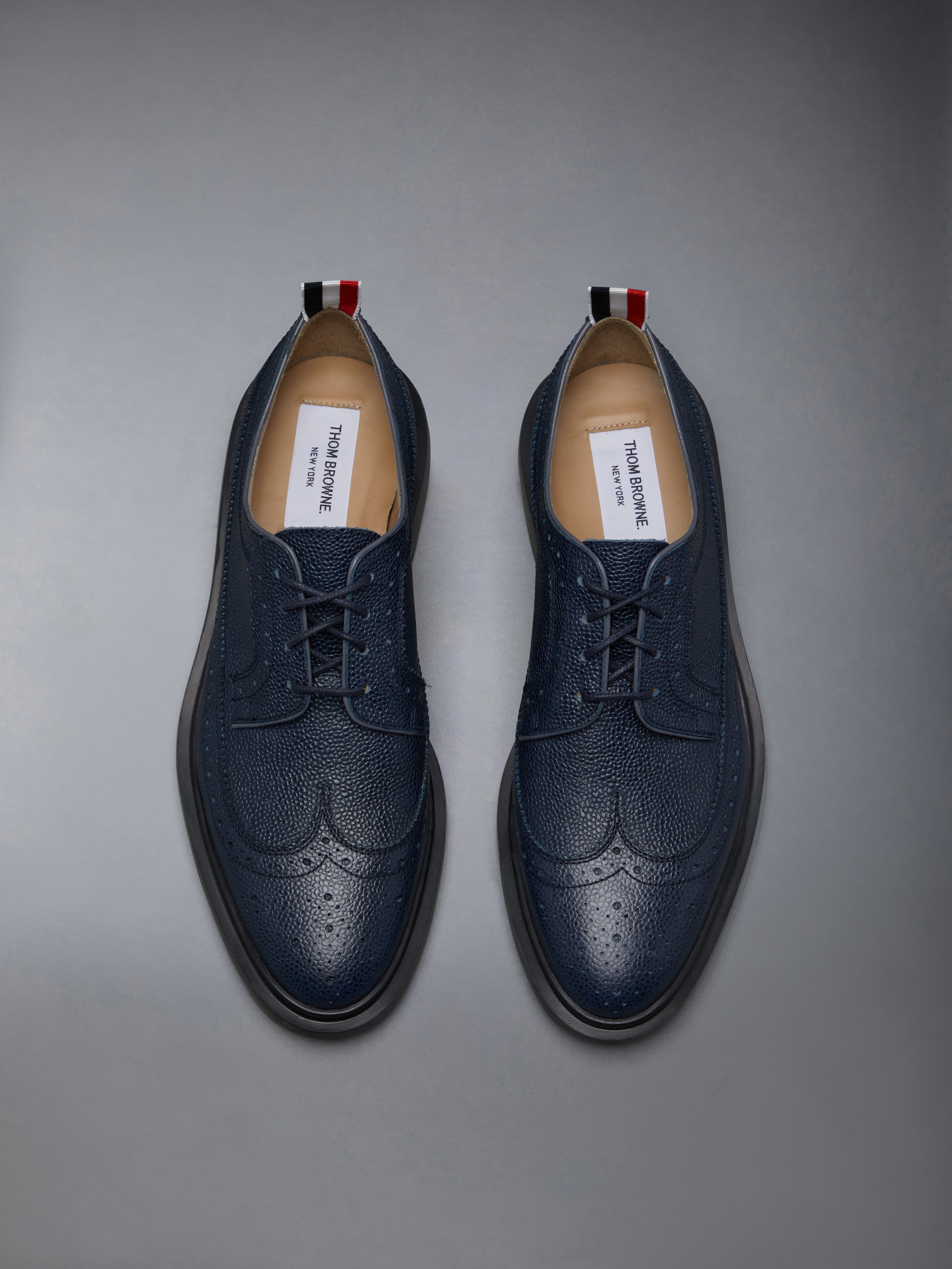 【新発売】 Brogue Longwing Leather Grain Pebble | Browne Thom 靴