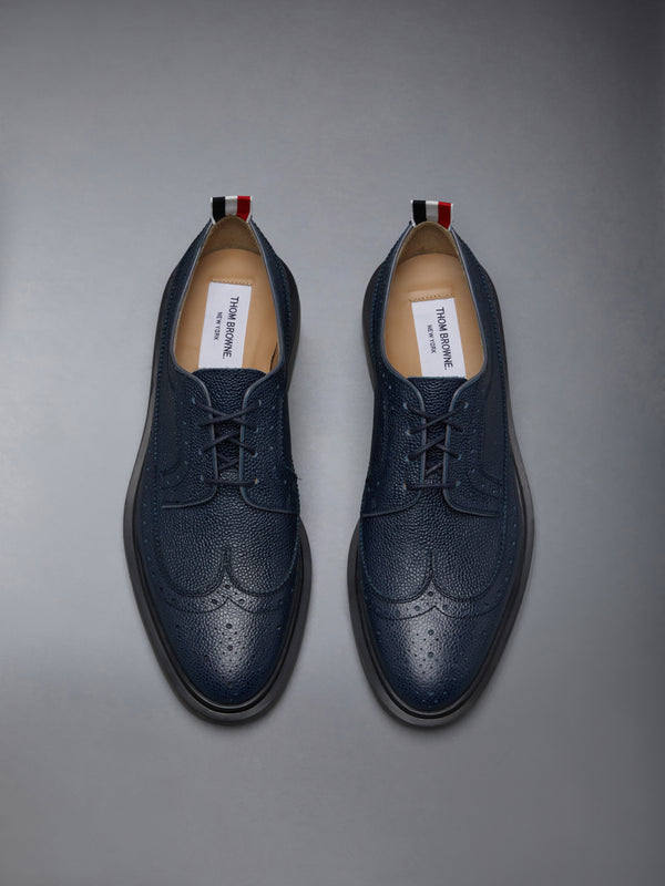 Pebble Grain Leather Longwing Brogue - image 5