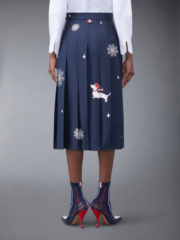 HOLIDAY SILK CLASSIC PLEATED SKIRT - image 3