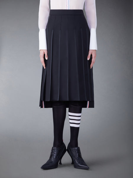 CLASSIC TIPPING PLEATED SKIRT