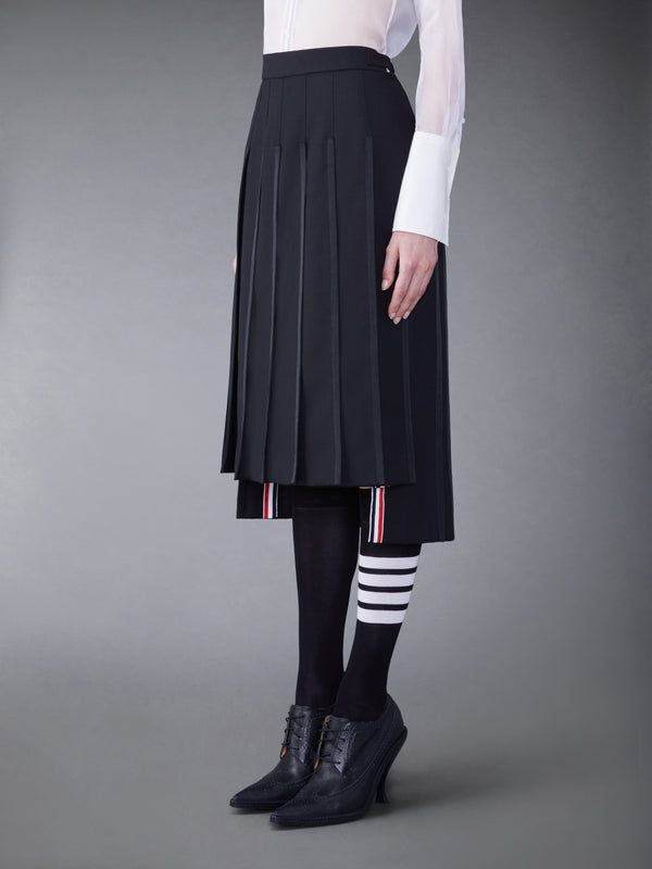 CLASSIC TIPPING PLEATED SKIRT - image 2