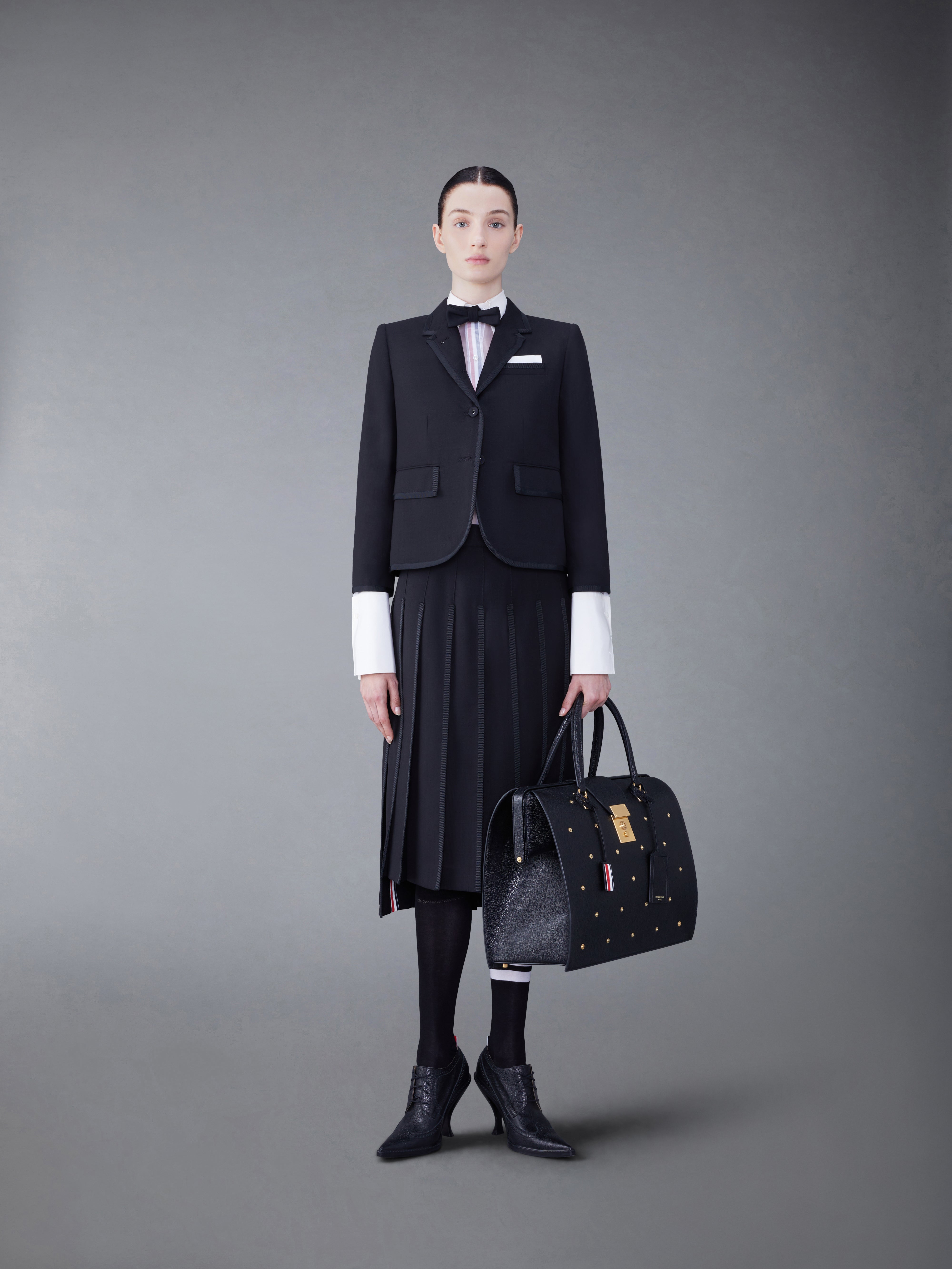 Classic Tipping Pleated Skirt | Thom Browne