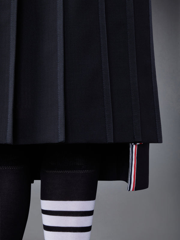 CLASSIC TIPPING PLEATED SKIRT - image 5