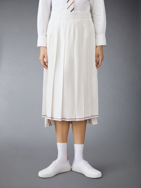 CLASSIC CASHMERE PLEATED SKIRT