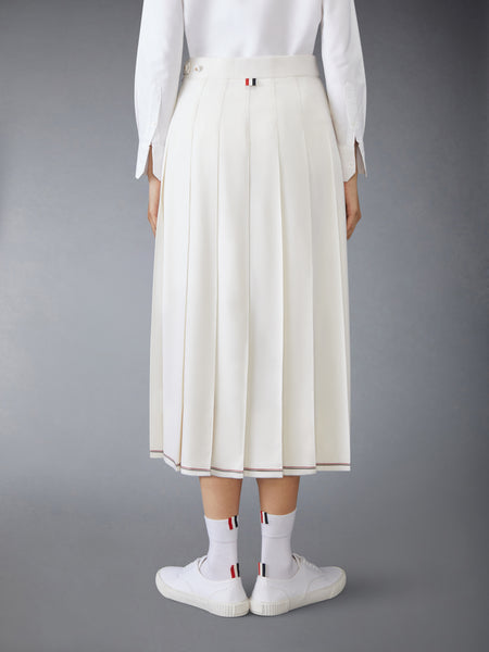 CLASSIC CASHMERE PLEATED SKIRT