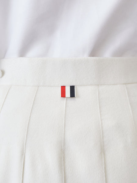 CLASSIC CASHMERE PLEATED SKIRT