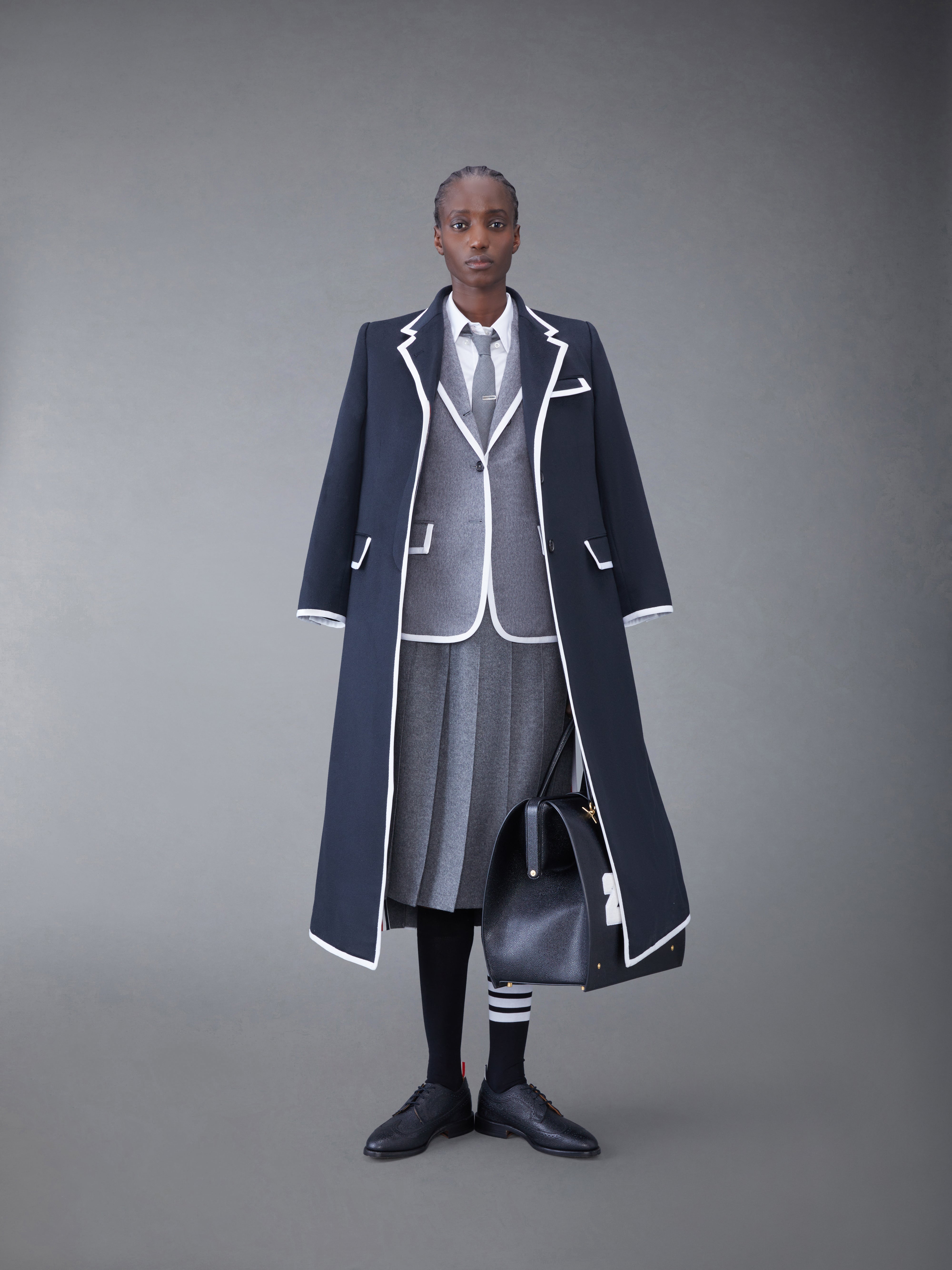 Wool Flannel 2003 Classic Pleated Skirt | Thom Browne