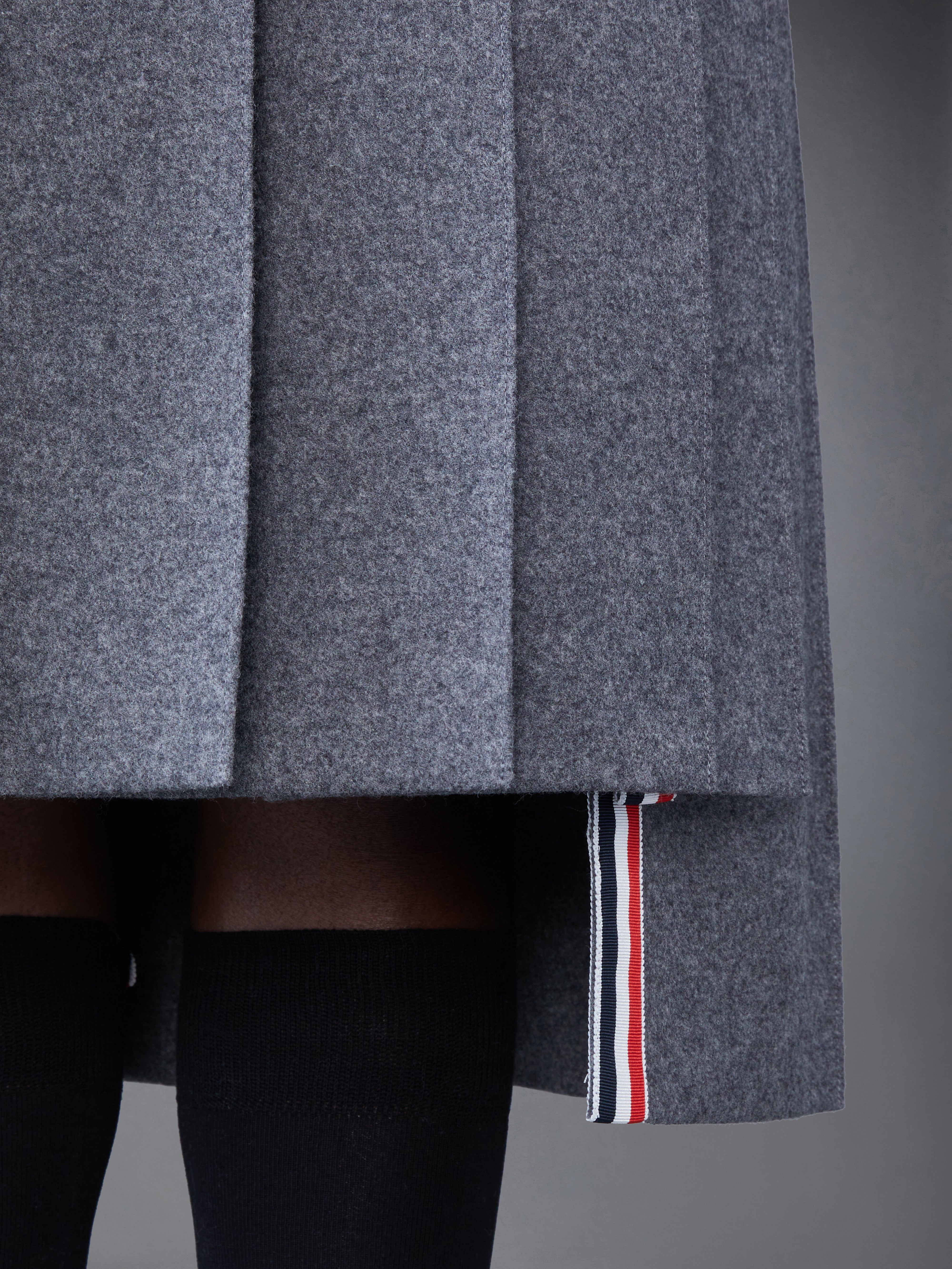 Wool Flannel 2003 Classic Pleated Skirt | Thom Browne