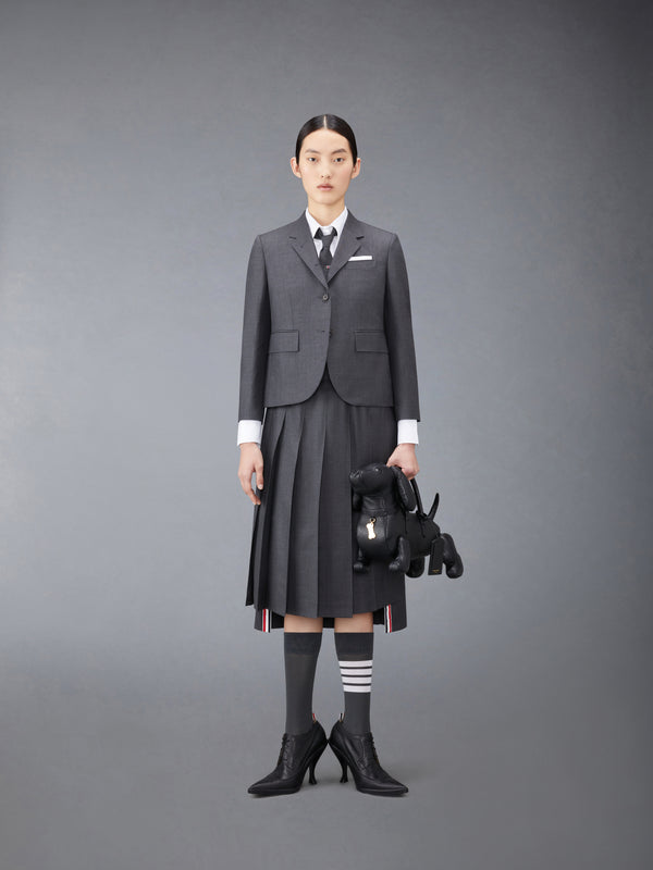 TWILL MIDI PLEATED SKIRT - image 4