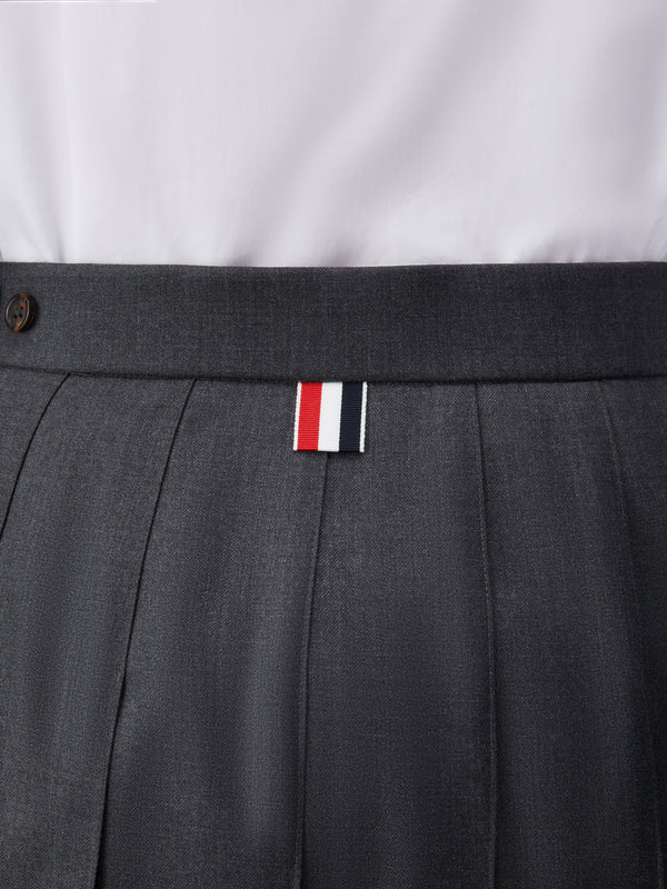 TWILL MIDI PLEATED SKIRT - image 6