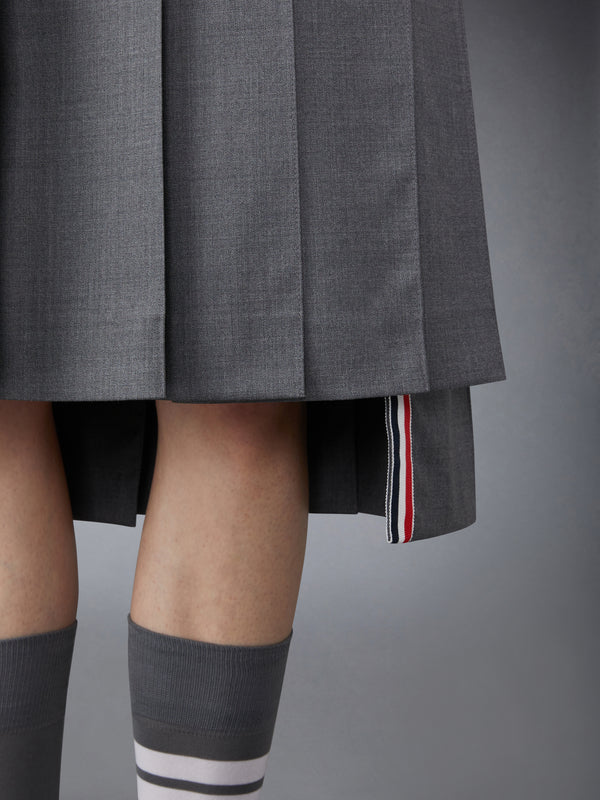 TWILL MIDI PLEATED SKIRT - image 5