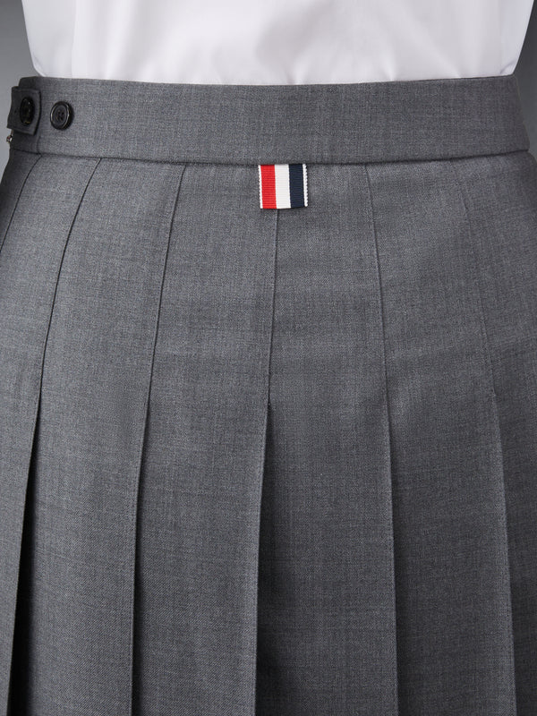 TWILL MIDI PLEATED SKIRT - image 6