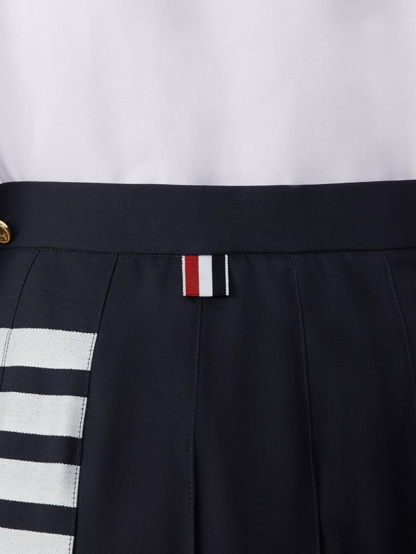 PLAIN WEAVE 4-BAR MIDI PLEATED SKIRT - image 6