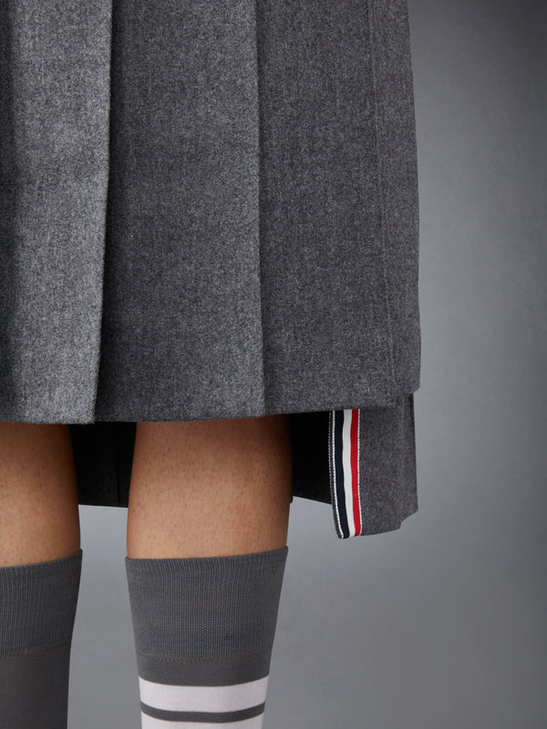 FLANNEL 4-BAR MIDI PLEATED SKIRT - image 5