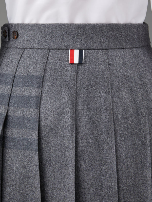 FLANNEL 4-BAR MIDI PLEATED SKIRT - image 6