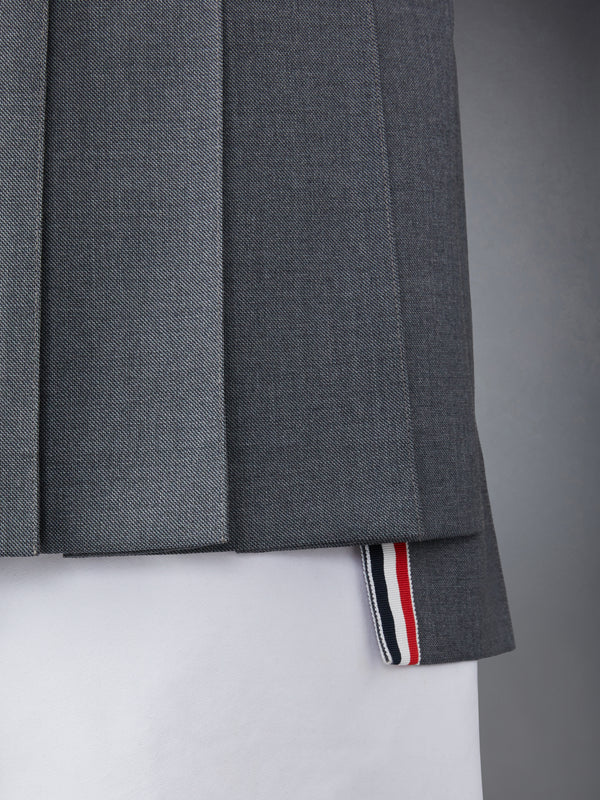 STEP TWILL SCHOOL UNIFORM 4-BAR MINI PLEATED SKIRT - image 5