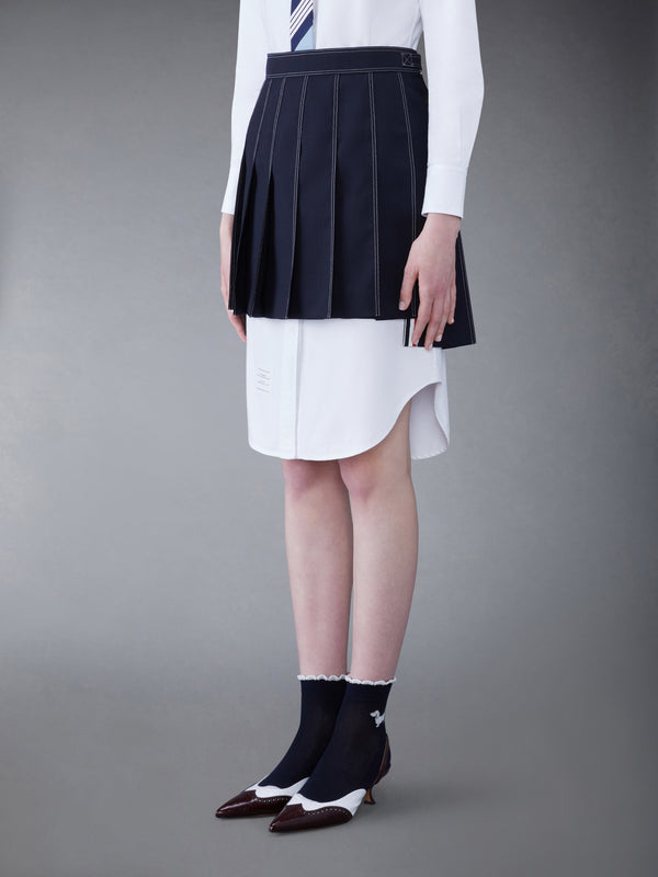 FRESCO MINI PLEATED SKIRT - image 2
