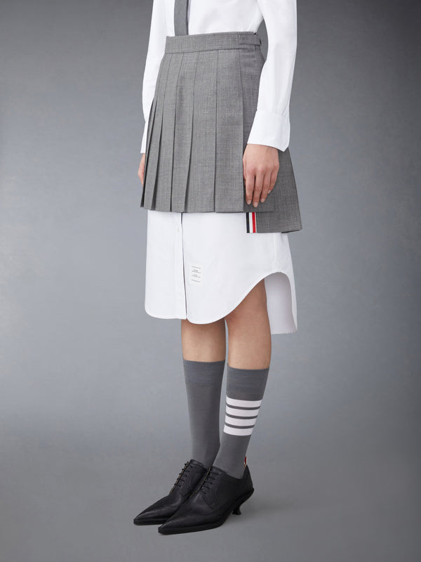 WOOL FRESCO MINI PLEATED SKIRT - image 2