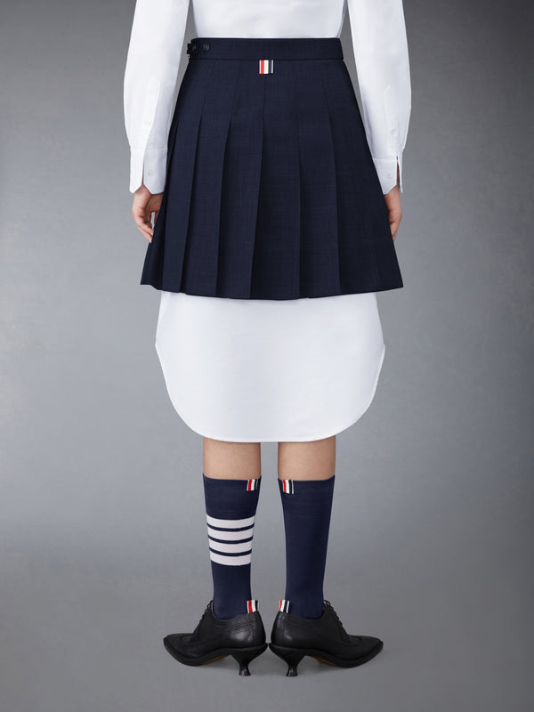 WOOL FRESCO MINI PLEATED SKIRT - image 3