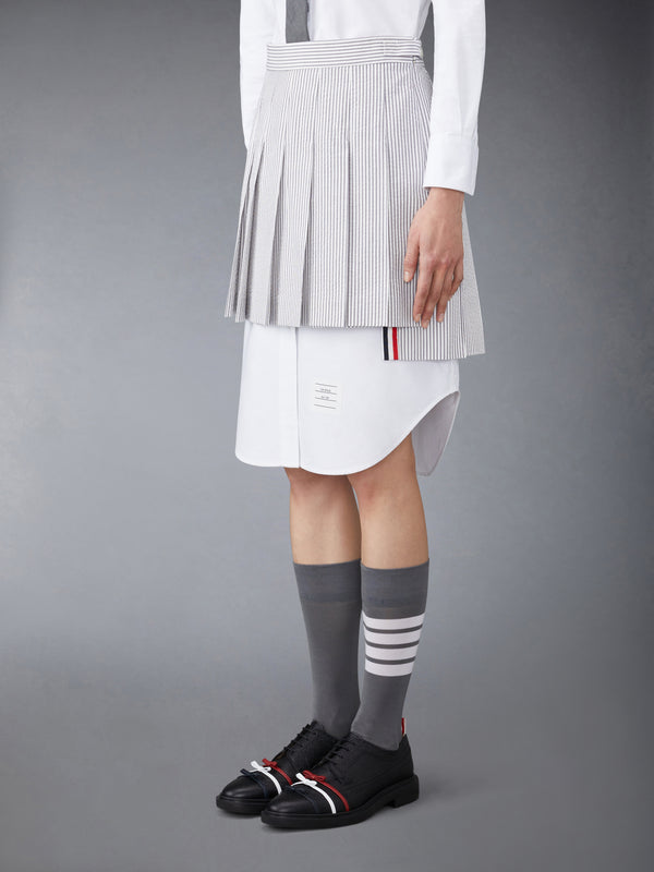 SEERSUCKER MINI PLEATED SKIRT - image 2