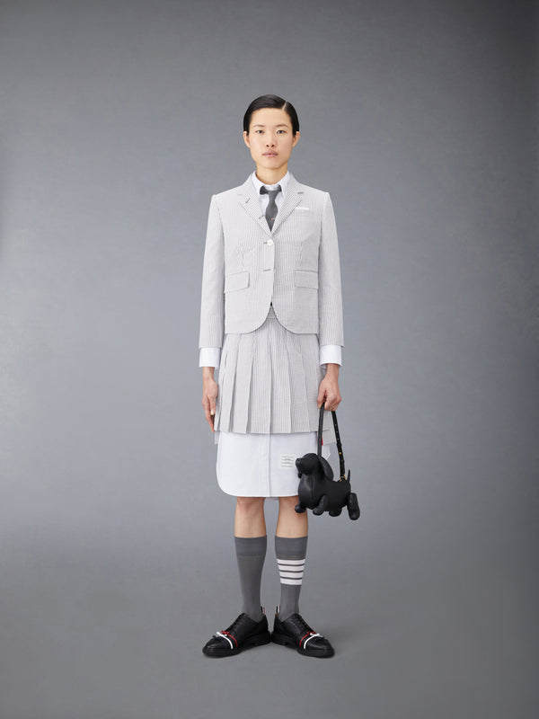 SEERSUCKER MINI PLEATED SKIRT - image 4