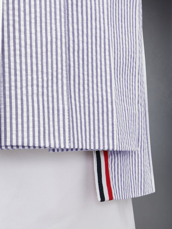 SEERSUCKER MINI PLEATED SKIRT - image 5
