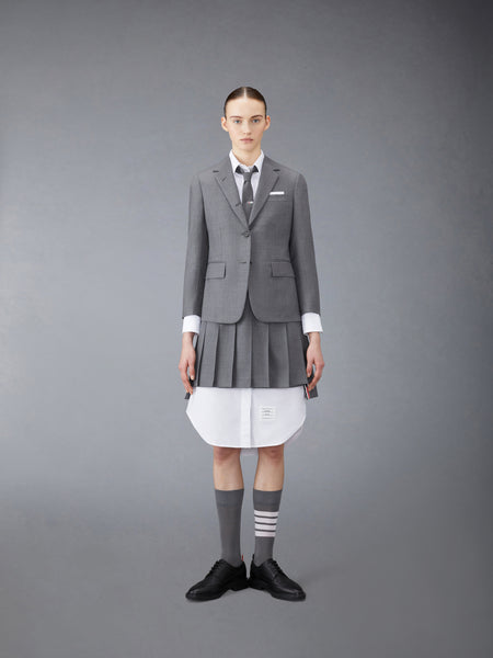 TWILL MINI PLEATED SKIRT