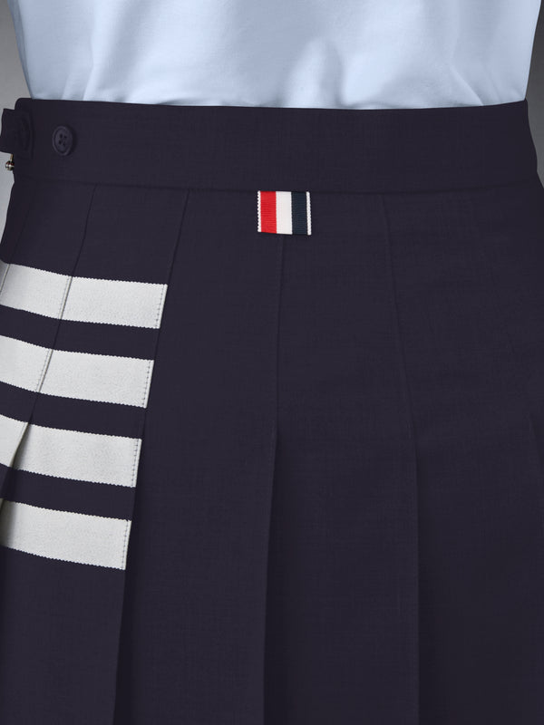 PLAIN WEAVE 4-BAR MINI PLEATED SKIRT - image 6